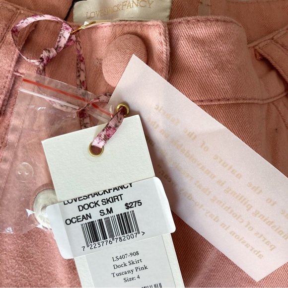 NWT LoveShackFancy Dock Mini Skirt - Picture 5 of 5